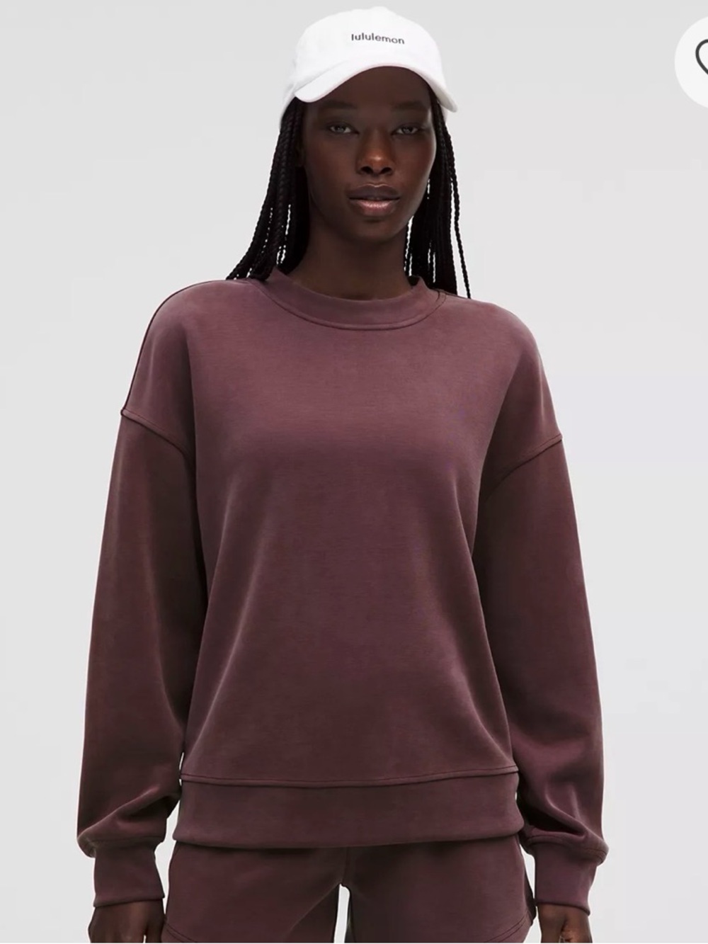 Lululemon Softstreme oversized crewneck pullover